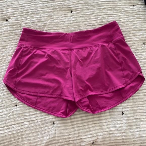 lululemon athletica Pants - Ripened raspberry Lulu speed up 4”